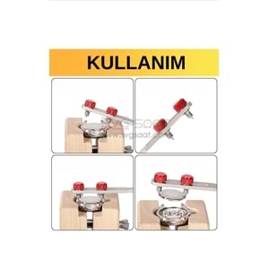 İKİ UÇLU ALÜMİNYUM KAPAK AÇMA - KIRMIZI