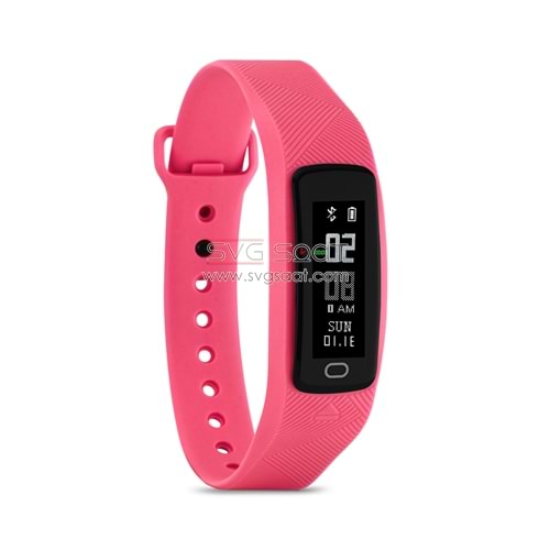RODER B2 FİT BAND SMART AKILLI BİLEKLİK - PEMBE