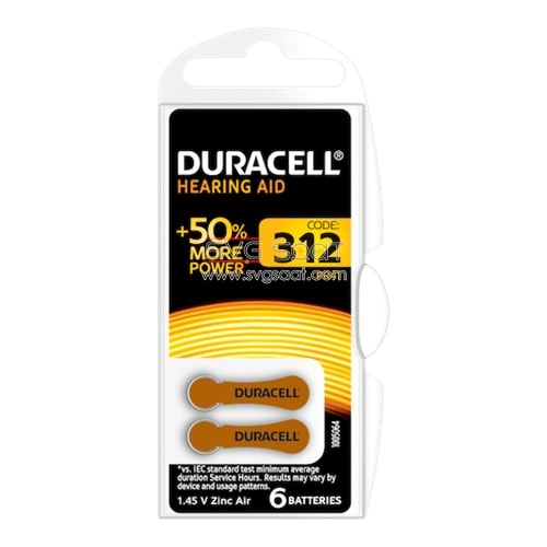 DURACELL 312 İŞİTME CİHAZI PİLİ