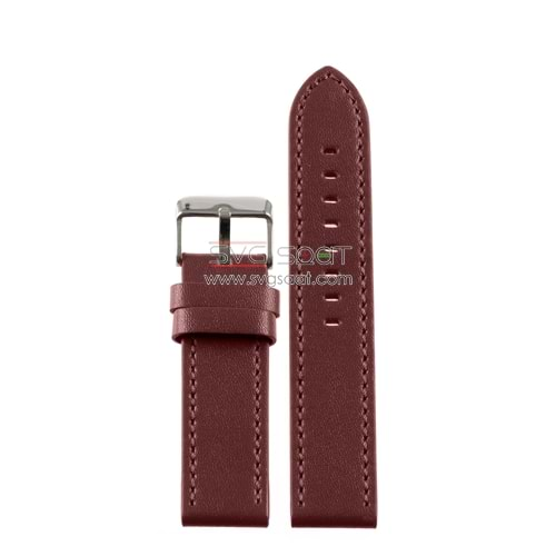 HAKİKİ DERİ RODER SAAT KAYIŞI RU4121 - BORDO - 26X22MM