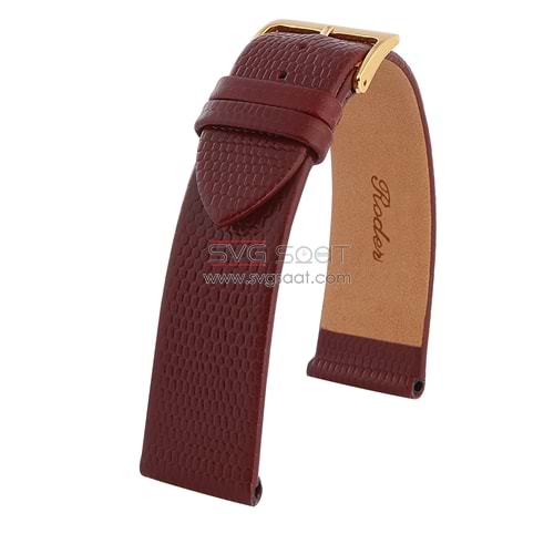 R4157 RODER DERİ KAYIŞ - BORDO