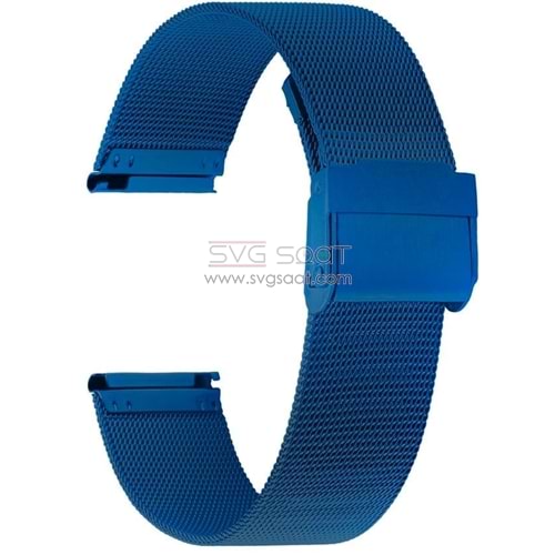 PASLANMAZ ÇELİK KORDON MK1002-BLUE - 16MM