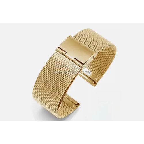 PASLANMAZ ÇELİK KORDON MK1002-GOLD - 20MM
