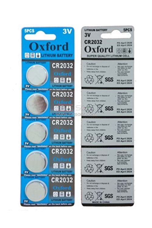OXFORD CR 2025 Lithium pil