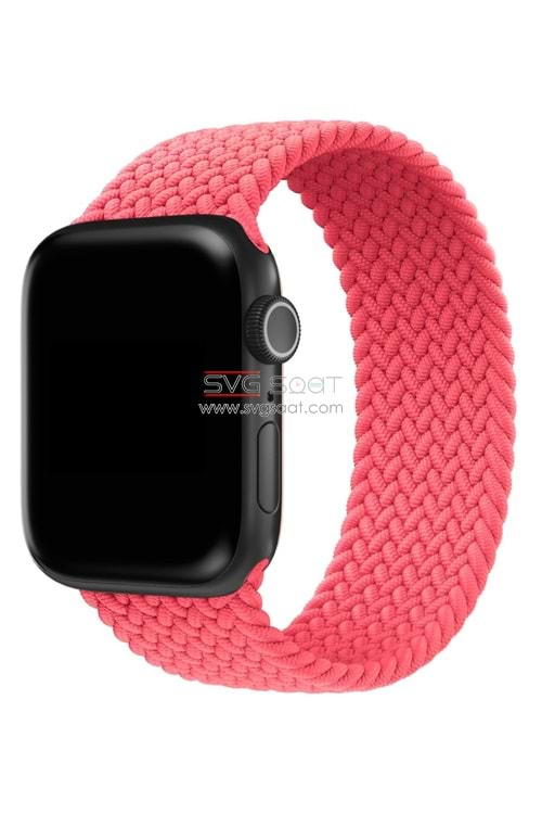 Apple watch uyumlu Örgülü silikon kordon